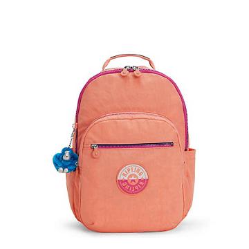 Kipling Seoul Large 15" Backpack Laptopväska Orange | SE 1560BE